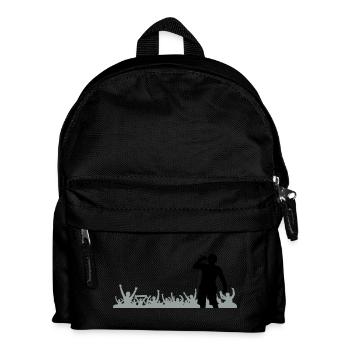 Sänger Band Fans - Kinder Rucksack - Schwarz - Vorne
