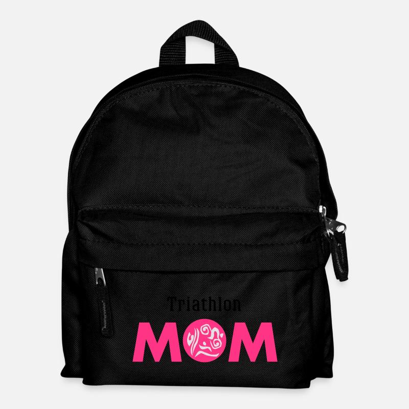 Triathlon MOM - Kinder Rucksack - Schwarz