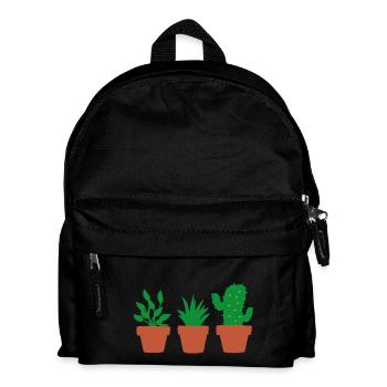 les plantes - Sac à dos Enfant - noir - Devant