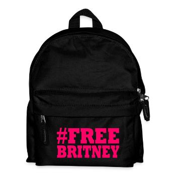 Free britney - Kids' Backpack - black - Front