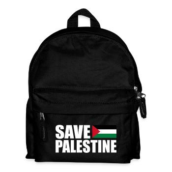 SAVE PALESTINE - Kids' Backpack - black - Front