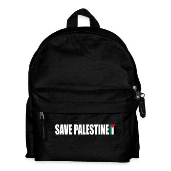 SAVE PALESTINE - Kids' Backpack - black - Front
