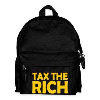Tax the rich - Kids' Backpack - black - Front