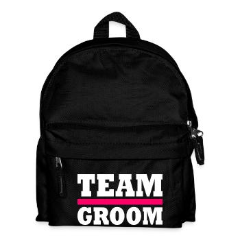 Team groom - Kids' Backpack - black - Front