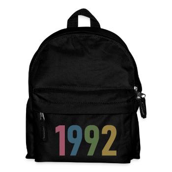 Année 1992, 30 ans, cadeau de 30e anniversaire - Sac à dos Enfant - noir - Devant