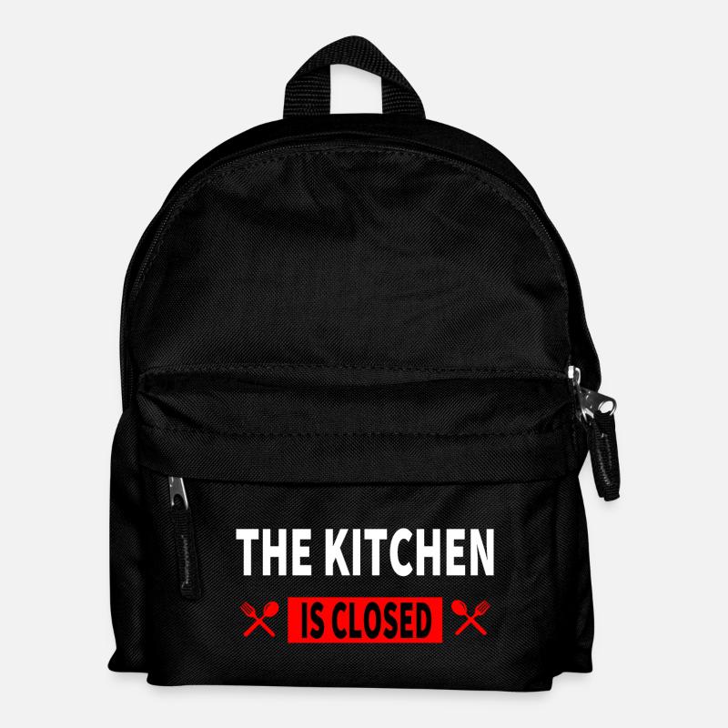 Küche - Kinder Rucksack - Schwarz