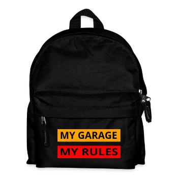 Garage - Kids' Backpack - black - Front