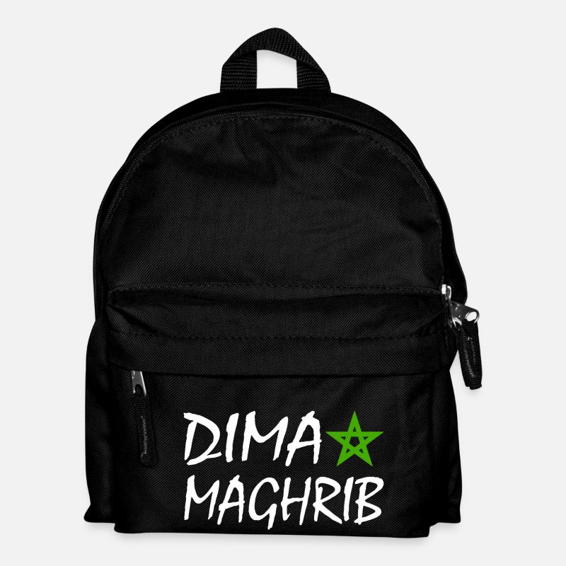 Dima maghrib - Marokko - Kinder Rucksack - Schwarz