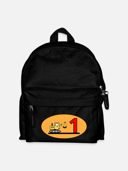 Bagger - Kinder Rucksack - Schwarz