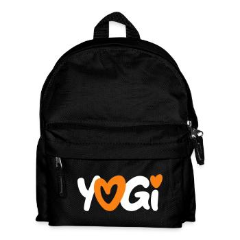 Yoga Yogi Coeur Méditation Fan Amour Namaste Om - Sac à dos Enfant - noir - Devant