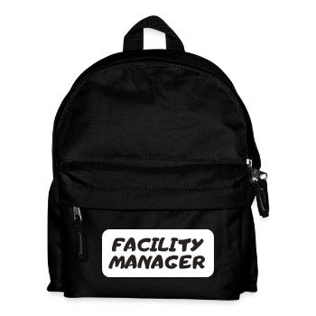 Facility Manager In-house technician Caretaker - Kids' Backpack - black - Front