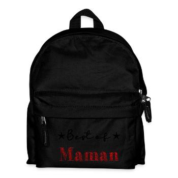 MAMIE. FÊTE DES MÈRES. BONNE FÊTE MAMIE. JE T'AIME - Sac à dos Enfant - noir - Devant