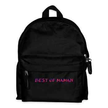 MOTHER's DAY. HAPPY MOTHER'S DAY. MOM. FEAST - Kids' Backpack - black - Front