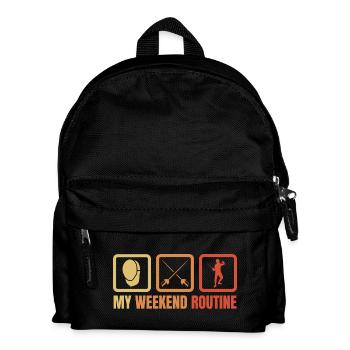 Week-end d’escrime - Sac à dos Enfant - noir - Devant