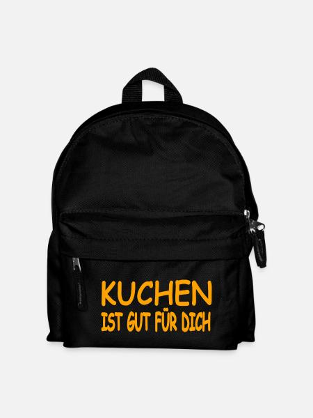 Kuchen - Kinder Rucksack - Schwarz
