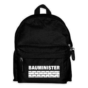 MINISTER OF CONSTRUCTION - Kids' Backpack - black - Front