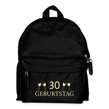 30th Birthday 30 Years - Kids' Backpack - black - Front