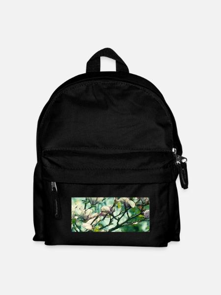 Magnolie Vintage Design - Kinder Rucksack - Schwarz