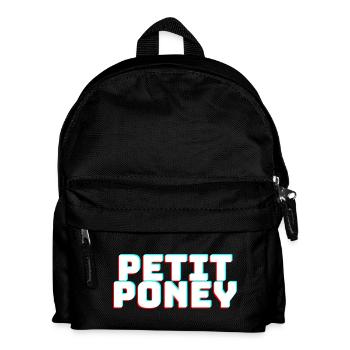 Petit poney - Sac à dos Enfant - noir - Devant