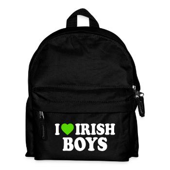 I love irish boys - Kinder Rucksack - Schwarz - Vorne