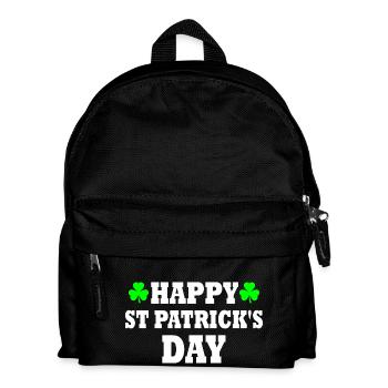 happy st patrick's day - Kinder Rucksack - Schwarz - Vorne