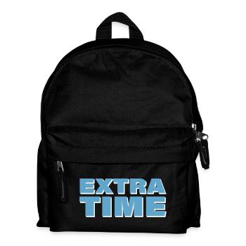 EXTRA TIME - Kinder Rucksack - Schwarz - Vorne