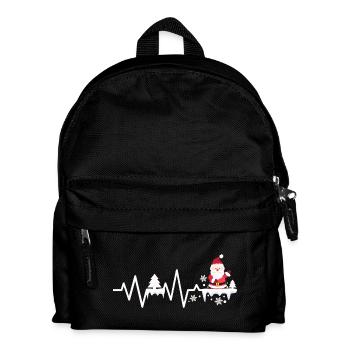 Little Santa Claus Heartbeat St. Nicholas Fir - Kids' Backpack - black - Front