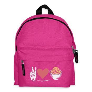 Funny saying for foodies - Kids' Backpack - fuchsia - Front