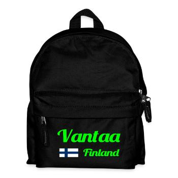 Vantaa Finnland Drucken - Kinder Rucksack - Schwarz - Vorne