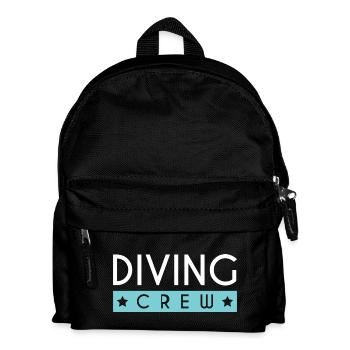 Diving Crew - Kinder Rucksack - Schwarz - Vorne