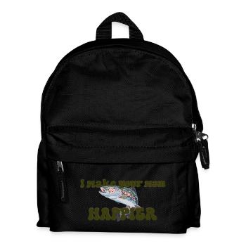 Pick me trout - Kids' Backpack - black - Front