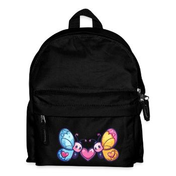 Butterfly Couple Love Valentine's Day - Kids' Backpack - black - Front
