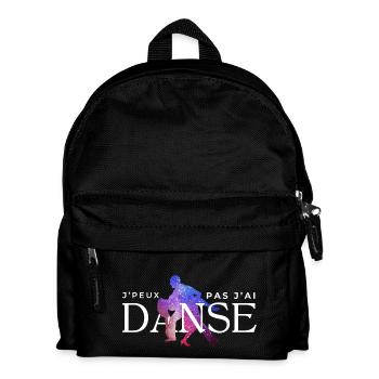 J’peux pas j’ai danse - idée cadeau humour - Sac à dos Enfant - noir - Devant