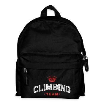 Climbing Team - Kinder Rucksack - Schwarz - Vorne