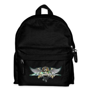 Lion - Kids' Backpack - black - Front