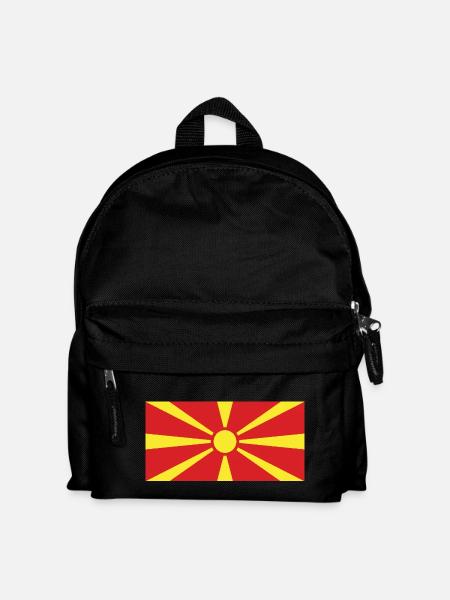 Macedonia - Kids' Backpack - black