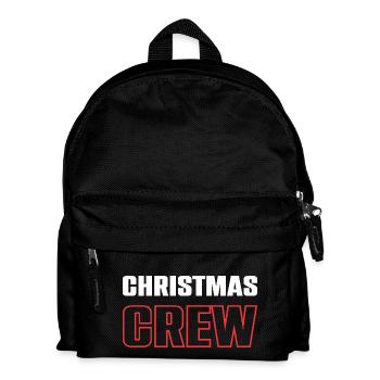 Christmas Crew - Kinder Rucksack - Schwarz - Vorne