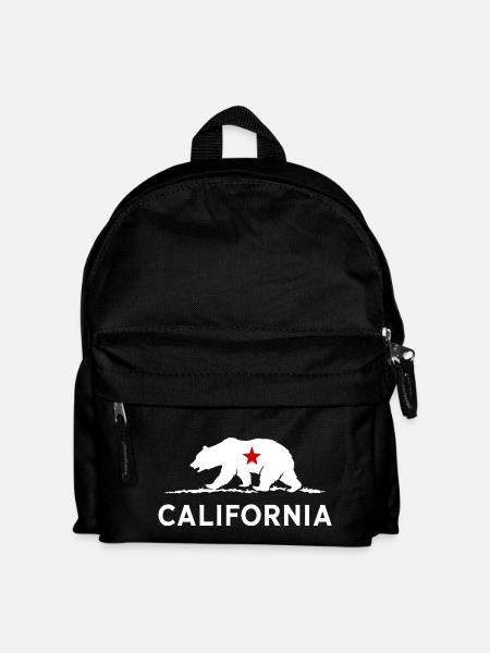 California Bear State Pride - Kids' Backpack - black
