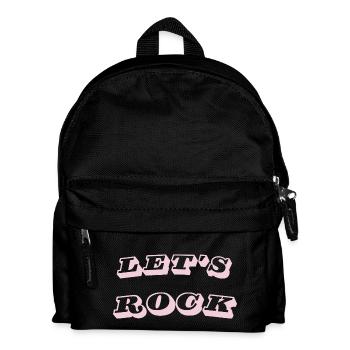 Let's Rock - Kids' Backpack - black - Front