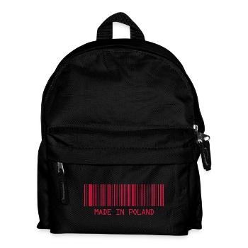 Made in Poland - Polska - Poland - Barcode - Dash - Kids' Backpack - black - Front