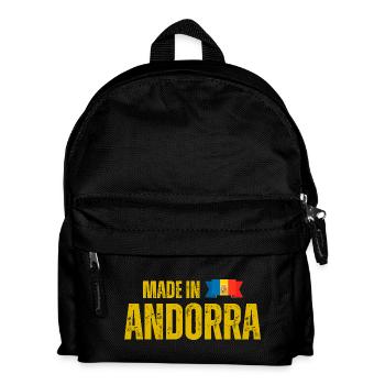 Made in Andorran, fierté andorrane - Sac à dos Enfant - noir - Devant