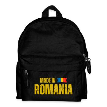 Made in Romania, Romanian pride - Kids' Backpack - black - Front