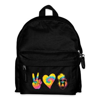 Chicken Rooster - Kids' Backpack - black - Front