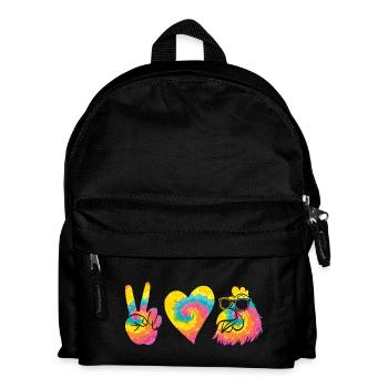 Chickens Hen - Kids' Backpack - black - Front