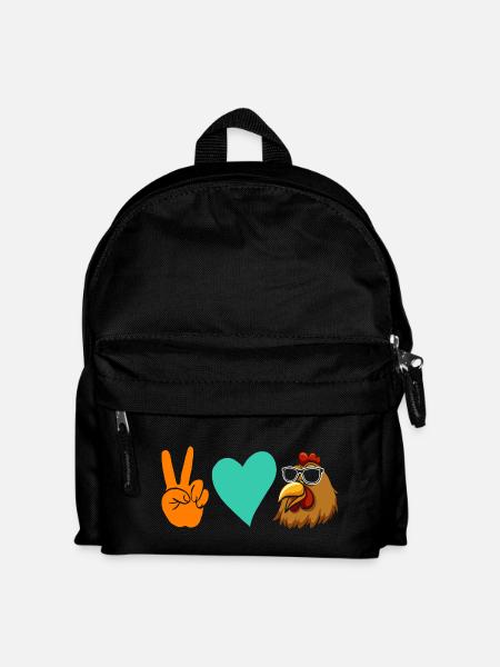 Poules Poule - Sac à dos Enfant - noir