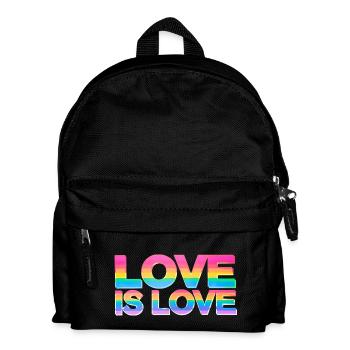 Love Is Love Gay Pride Month LGBT CSD LGBTQ+ - Kids' Backpack - black - Front
