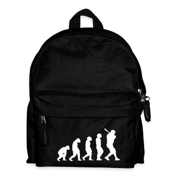 Baseball Player Evolution Baseball - Kids' Backpack - black - Front