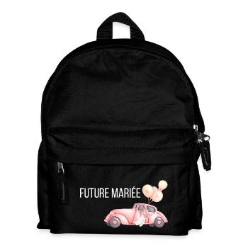 La future mariée - voiture mariage - Sac à dos Enfant - noir - Devant