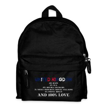 Royaume-Uni Idée cadeau drôle Angleterre Royaume-Uni - Sac à dos Enfant - noir - Devant