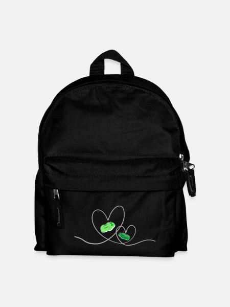Froglove hearts - Kinder Rucksack - Schwarz